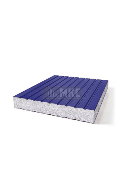 Сэндвич-панели без замков из пенополистирола, ширина 1200 мм, толщина 10 мм, RAL5002 Сэндвич-панели без замков из пенополистирола, ширина 1200 мм, толщина 10 мм, RAL5002