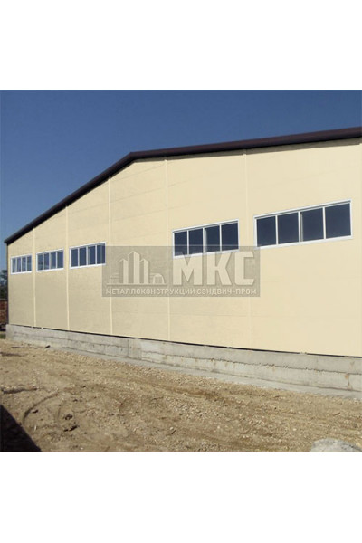 Сэндвич-панели без замков из пенополистирола, ширина 1000 мм, толщина 30 мм, RAL1015