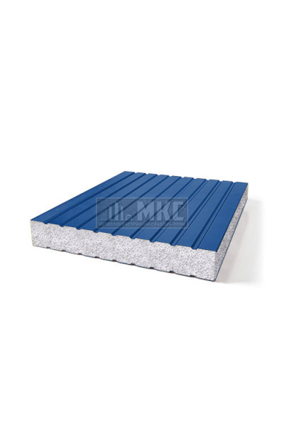 Сэндвич-панели без замков из пенополистирола, ширина 1200 мм, толщина 10 мм, RAL5005 Сэндвич-панели без замков из пенополистирола, ширина 1200 мм, толщина 10 мм, RAL5005