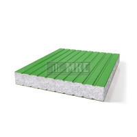 Сэндвич-панели без замков из пенополистирола, ширина 1000 мм, толщина 30 мм, RAL6018