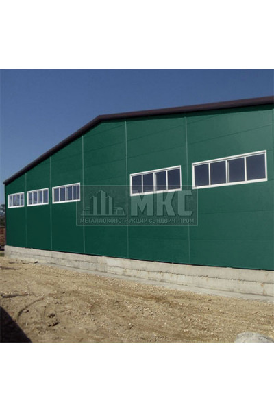 Сэндвич-панели без замков из пенополистирола, ширина 1000 мм, толщина 20 мм, RAL6005