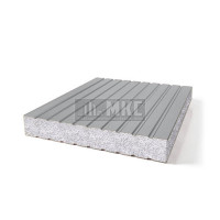 Сэндвич-панели без замков из пенополистирола, ширина 1200 мм, толщина 20 мм, RAL7004