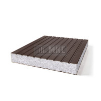 Сэндвич-панели без замков из пенополистирола, ширина 1200 мм, толщина 30 мм, RAL8017