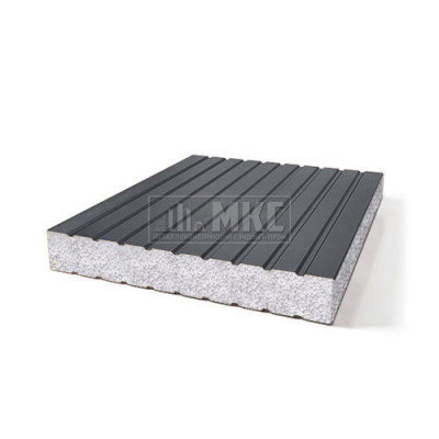 Сэндвич-панели без замков из пенополистирола, ширина 1000 мм, толщина 20 мм, RAL7024 Сэндвич-панели без замков из пенополистирола, ширина 1000 мм, толщина 20 мм, RAL7024