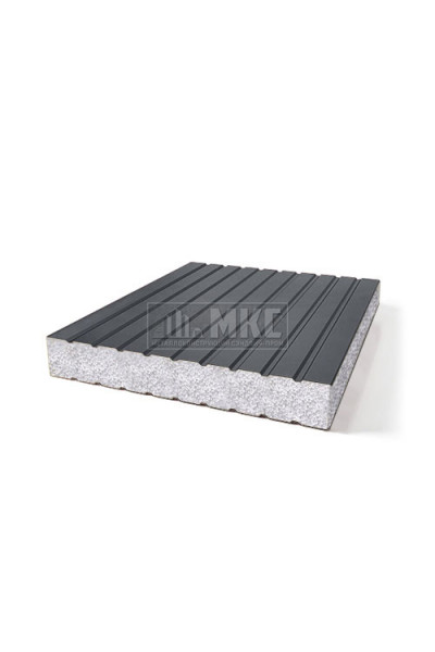 Сэндвич-панели без замков из пенополистирола, ширина 1200 мм, толщина 10 мм, RAL7024 Сэндвич-панели без замков из пенополистирола, ширина 1200 мм, толщина 10 мм, RAL7024