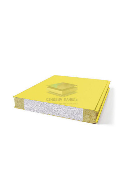 Гладкие сэндвич панели комбинированные (мин. вата и ППС), ширина 1000 мм, толщина 10 мм, RAL1018 Гладкие сэндвич панели комбинированные (мин. вата и ППС), ширина 1000 мм, толщина 10 мм, RAL1018