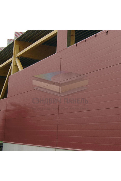 Гладкие сэндвич панели комбинированные (мин. вата и ППС), ширина 1000 мм, толщина 20 мм, RAL3009 Гладкие сэндвич панели комбинированные (мин. вата и ППС), ширина 1000 мм, толщина 20 мм, RAL3009