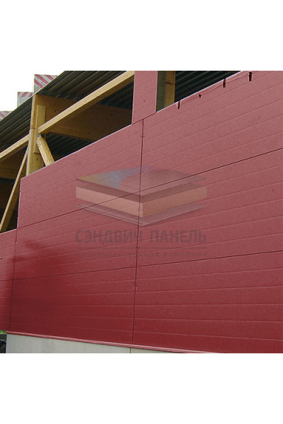 Гладкие сэндвич панели комбинированные (мин. вата и ППС), ширина 1200 мм, толщина 20 мм, RAL3011 Гладкие сэндвич панели комбинированные (мин. вата и ППС), ширина 1200 мм, толщина 20 мм, RAL3011