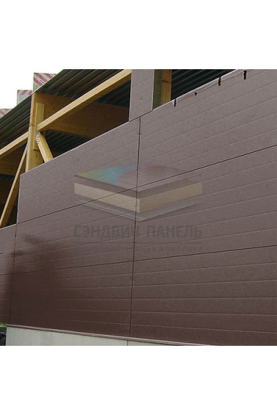 Гладкие сэндвич панели комбинированные (мин. вата и ППС), ширина 1000 мм, толщина 10 мм, RAL8017 Гладкие сэндвич панели комбинированные (мин. вата и ППС), ширина 1000 мм, толщина 10 мм, RAL8017