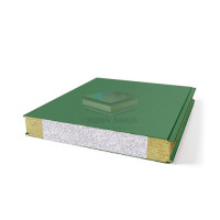 Гладкие сэндвич панели комбинированные (мин. вата и ППС), ширина 1200 мм, толщина 30 мм, RAL6002