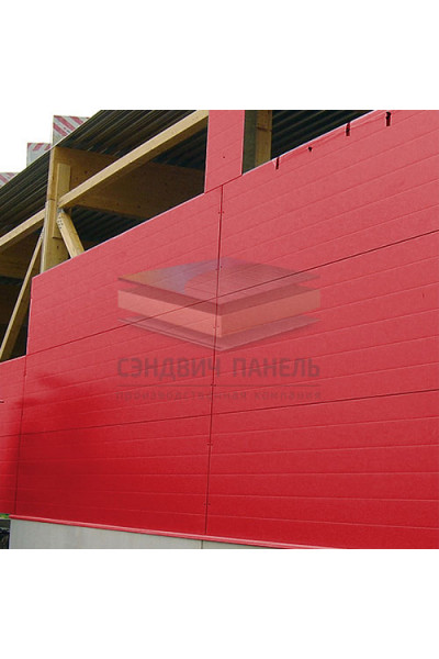 Гладкие сэндвич панели комбинированные (мин. вата и ППС), ширина 1200 мм, толщина 10 мм, RAL3020 Гладкие сэндвич панели комбинированные (мин. вата и ППС), ширина 1200 мм, толщина 10 мм, RAL3020