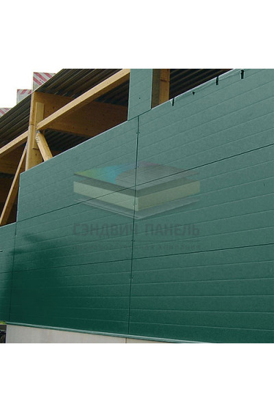 Гладкие сэндвич панели комбинированные (мин. вата и ППС), ширина 1200 мм, толщина 30 мм, RAL6005 Гладкие сэндвич панели комбинированные (мин. вата и ППС), ширина 1200 мм, толщина 30 мм, RAL6005