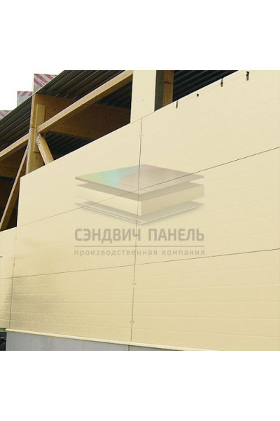 Гладкие сэндвич панели комбинированные (мин. вата и ППС), ширина 1200 мм, толщина 20 мм, RAL1014