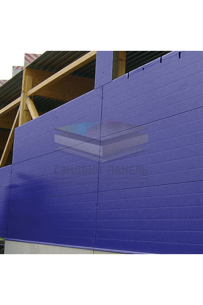 Гладкие сэндвич панели комбинированные (мин. вата и ППС), ширина 1200 мм, толщина 10 мм, RAL5002 Гладкие сэндвич панели комбинированные (мин. вата и ППС), ширина 1200 мм, толщина 10 мм, RAL5002