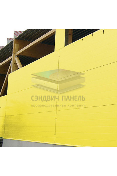 Гладкие сэндвич панели комбинированные (мин. вата и ППС), ширина 1000 мм, толщина 30 мм, RAL1018 Гладкие сэндвич панели комбинированные (мин. вата и ППС), ширина 1000 мм, толщина 30 мм, RAL1018