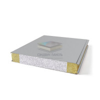 Гладкие сэндвич панели комбинированные (мин. вата и ППС), ширина 1200 мм, толщина 30 мм, RAL7004 Гладкие сэндвич панели комбинированные (мин. вата и ППС), ширина 1200 мм, толщина 30 мм, RAL7004