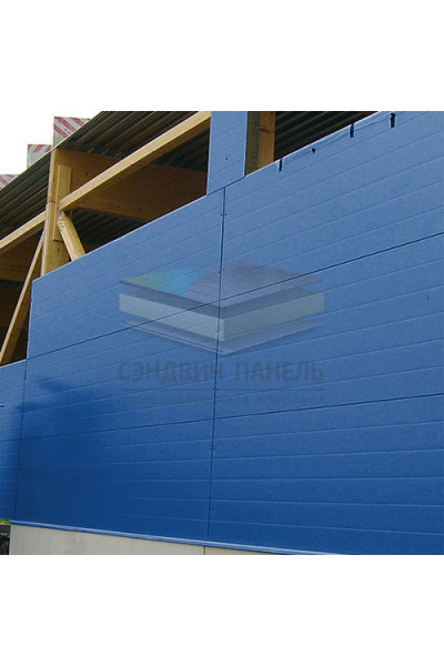 Гладкие сэндвич панели комбинированные (мин. вата и ППС), ширина 1000 мм, толщина 10 мм, RAL5005 Гладкие сэндвич панели комбинированные (мин. вата и ППС), ширина 1000 мм, толщина 10 мм, RAL5005