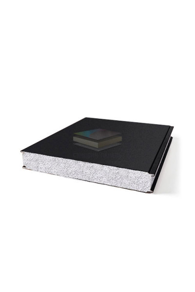 Гладкие сэндвич панели пенополистирол, ширина 1200 мм, толщина 20 мм, RAL9005