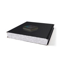 Гладкие сэндвич панели пенополистирол, ширина 1000 мм, толщина 30 мм, RAL9005