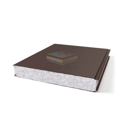 Гладкие сэндвич панели пенополистирол, ширина 1200 мм, толщина 30 мм, RAL8017 Гладкие сэндвич панели пенополистирол, ширина 1200 мм, толщина 30 мм, RAL8017