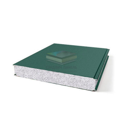 Гладкие сэндвич панели пенополистирол, ширина 1000 мм, толщина 10 мм, RAL6005 Гладкие сэндвич панели пенополистирол, ширина 1000 мм, толщина 10 мм, RAL6005