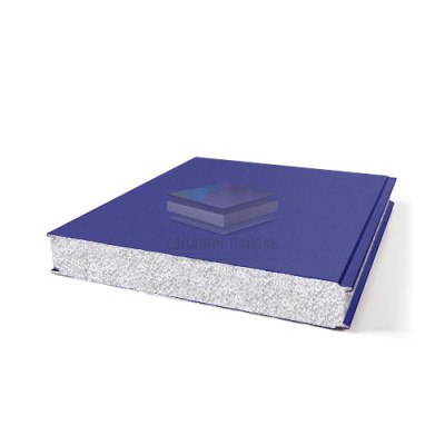 Гладкие сэндвич панели пенополистирол, ширина 1200 мм, толщина 20 мм, RAL5002 Гладкие сэндвич панели пенополистирол, ширина 1200 мм, толщина 20 мм, RAL5002