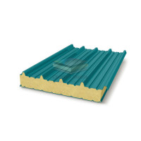 Кровельные сэндвич-панели пенополиуретан, ширина 1000 мм, толщина 30 мм, RAL5021 Кровельные сэндвич-панели пенополиуретан, ширина 1000 мм, толщина 30 мм, RAL5021