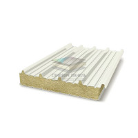 Кровельные сэндвич-панели минеральная вата, ширина 1200 мм, толщина 10 мм, RAL9003 Кровельные сэндвич-панели минеральная вата, ширина 1200 мм, толщина 10 мм, RAL9003