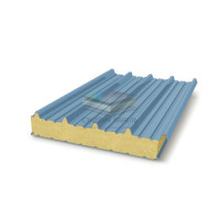 Кровельные сэндвич-панели пенополиуретан, ширина 1000 мм, толщина 20 мм, RAL5024