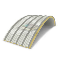 Арочные сэндвич панели из пенополиуретана, ширина 1000 мм, толщина 120 мм, RAL9002 Арочные сэндвич панели из пенополиуретана, ширина 1000 мм, толщина 120 мм, RAL9002