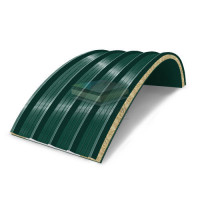 Арочные сэндвич панели комбинированные (Мин. вата и ППС), ширина 1000 мм, толщина 10 мм, RAL6005 Арочные сэндвич панели комбинированные (Мин. вата и ППС), ширина 1000 мм, толщина 10 мм, RAL6005