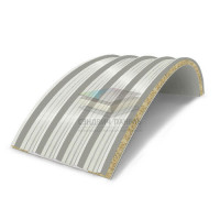 Арочные сэндвич панели комбинированные (Мин. вата и ППС), ширина 1200 мм, толщина 30 мм, RAL9002