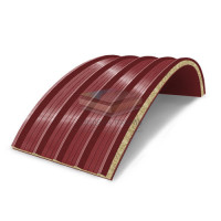 Арочные сэндвич-панели из минеральной ваты, ширина 1200 мм, толщина 10 мм, RAL3011 Арочные сэндвич-панели из минеральной ваты, ширина 1200 мм, толщина 10 мм, RAL3011