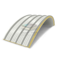 Арочные сэндвич-панели из пенополиизоцианурата, ширина 1000 мм, толщина 40 мм, RAL9003 Арочные сэндвич-панели из пенополиизоцианурата, ширина 1000 мм, толщина 40 мм, RAL9003