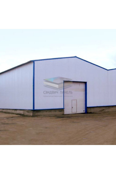 Стеновые сэндвич панели комбинированные (мин. вата и ППС), ширина 1200 мм, толщина 40 мм, RAL9002