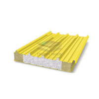 Кровельные сэндвич-панели комбинированные (мин. вата и ППС), ширина 1000 мм, толщина 175 мм, RAL1018