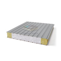 Стеновые сэндвич панели комбинированные (мин. вата и ППС), ширина 1200 мм, толщина 80 мм, RAL7004 Стеновые сэндвич панели комбинированные (мин. вата и ППС), ширина 1200 мм, толщина 80 мм, RAL7004