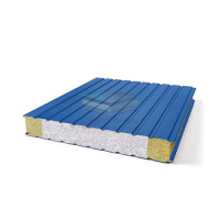 Стеновые сэндвич панели комбинированные (мин. вата и ППС), ширина 1000 мм, толщина 120 мм, RAL5005