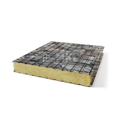 Сэндвич панели с шириной 500мм, ECOSTEEL под камень