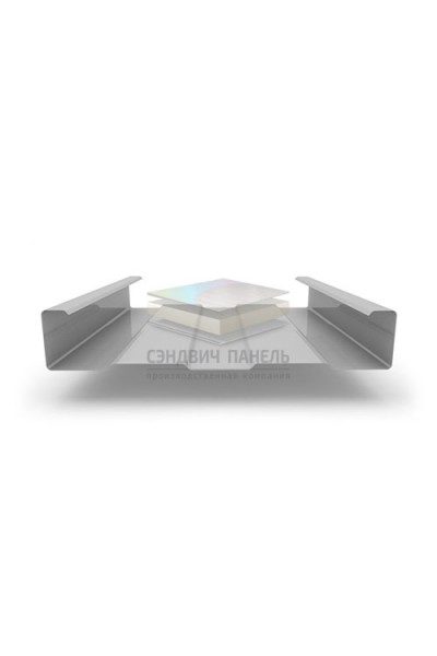 Сэндвич-профиль начальный акустический СПНА-100х1150, 0,5 мм, оцинкованный