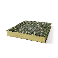 Стеновые сэндвич панели минеральная вата, ширина 1000 мм, толщина 30 мм, Милитари Стеновые сэндвич панели минеральная вата, ширина 1000 мм, толщина 30 мм, Милитари