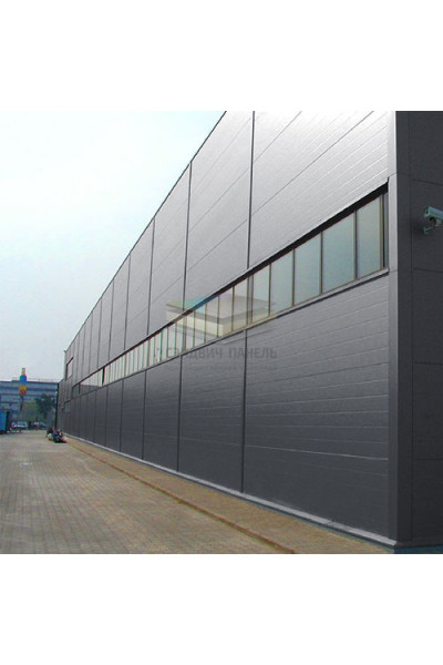 Стеновые сэндвич панели минеральная вата, ширина 1200 мм, толщина 20 мм, RAL7024 Стеновые сэндвич панели минеральная вата, ширина 1200 мм, толщина 20 мм, RAL7024