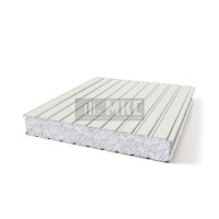 Сэндвич-панель для холодильных камер пенополистирол, ширина 1200 мм, толщина 40 мм, RAL9003