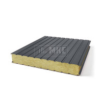 Сэндвич-панель для холодильных камер минеральная вата, ширина 1000 мм, толщина 120 мм, RAL7024