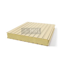 Сэндвич-панель для холодильных камер пенополиуретан, ширина 1200 мм, толщина 50 мм, RAL1015