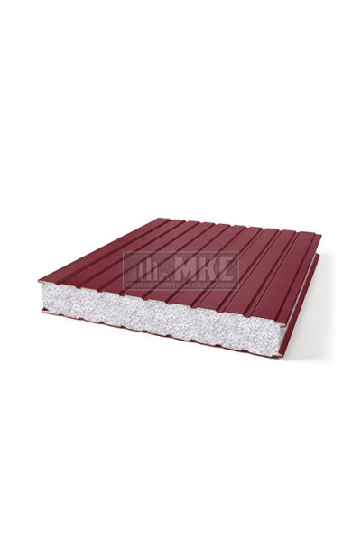 Сэндвич-панель для холодильных камер пенополистирол, ширина 1200 мм, толщина 20 мм, RAL3005