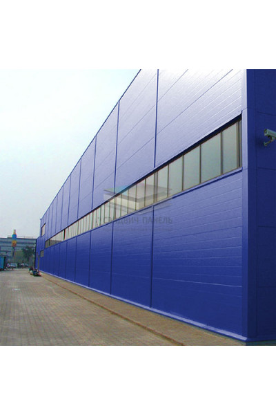 Стеновые сэндвич панели пенополистирол, ширина 1200 мм, толщина 30 мм, RAL5002