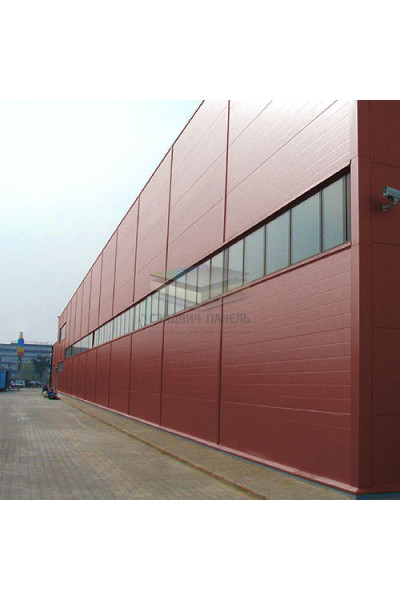 Стеновые сэндвич панели пенополистирол, ширина 1000 мм, толщина 20 мм, RAL3009 Стеновые сэндвич панели пенополистирол, ширина 1000 мм, толщина 20 мм, RAL3009