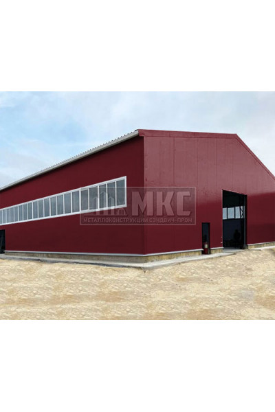 Угловые сэндвич-панели горизонтальные из пенополиизоцианурата, ширина 1000 мм, толщина 10 мм, RAL3005