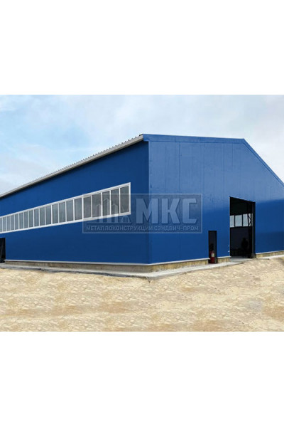 Угловые сэндвич-панели горизонтальные из пенополиизоцианурата, ширина 1200 мм, толщина 40 мм, RAL5005 Угловые сэндвич-панели горизонтальные из пенополиизоцианурата, ширина 1200 мм, толщина 40 мм, RAL5005